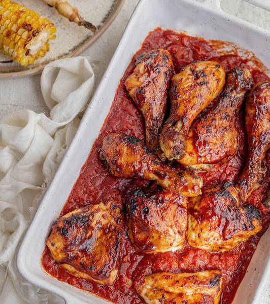 Saucy BBQ Grilled Chicken