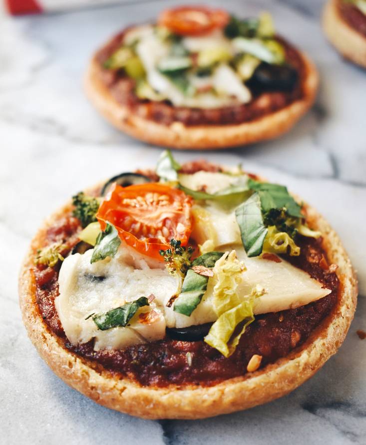 Individual Mini Pizzas