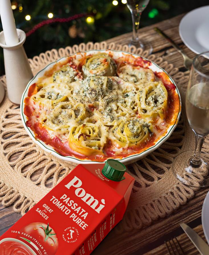 Festive Lasagna Rolls