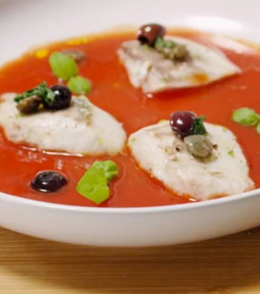 Seam bream in mixed sauce