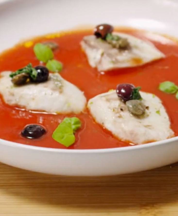 Seam bream in mixed sauce