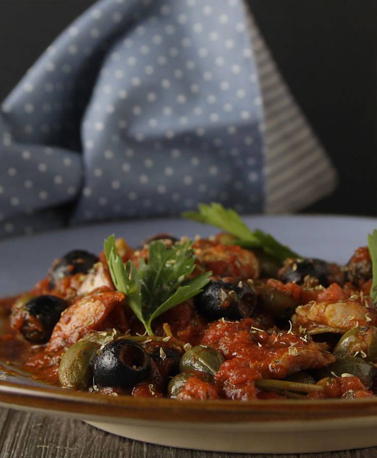 Scaloppini a la pizzaiola