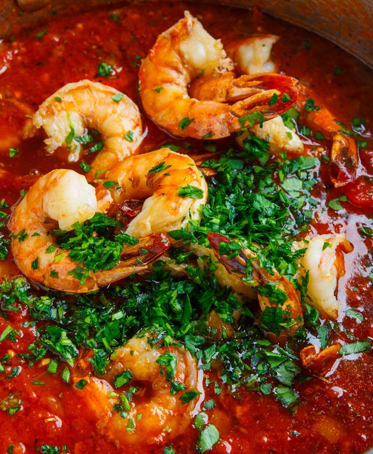 Spicy Garlic Shrimp Pasta