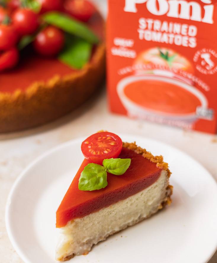 Vegan Tomato Cheesecake