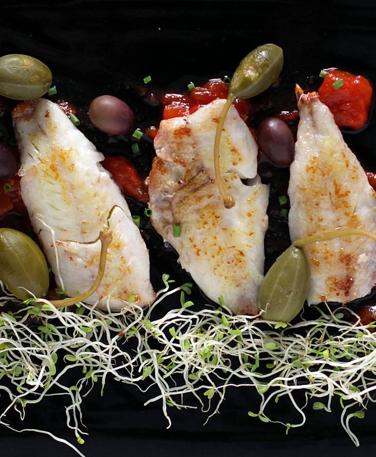 Red mullet “alla Siciliana”